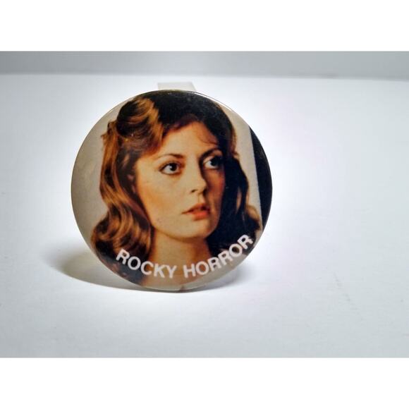 Rocky Horror Picture Show Janet Licensed Button Badge Pin Original 1983 - Picture 2 of 4